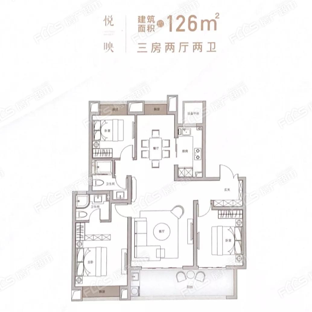 炜赋龙腾华府楼盘户型图2